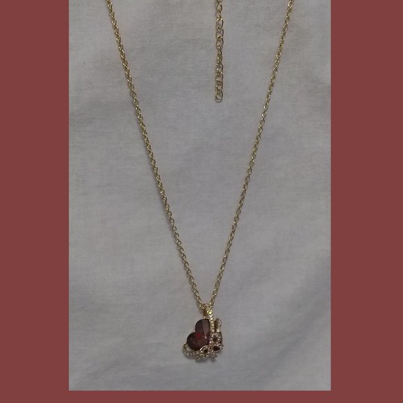 new Heart Bling Necklace - Picture 1 of 3